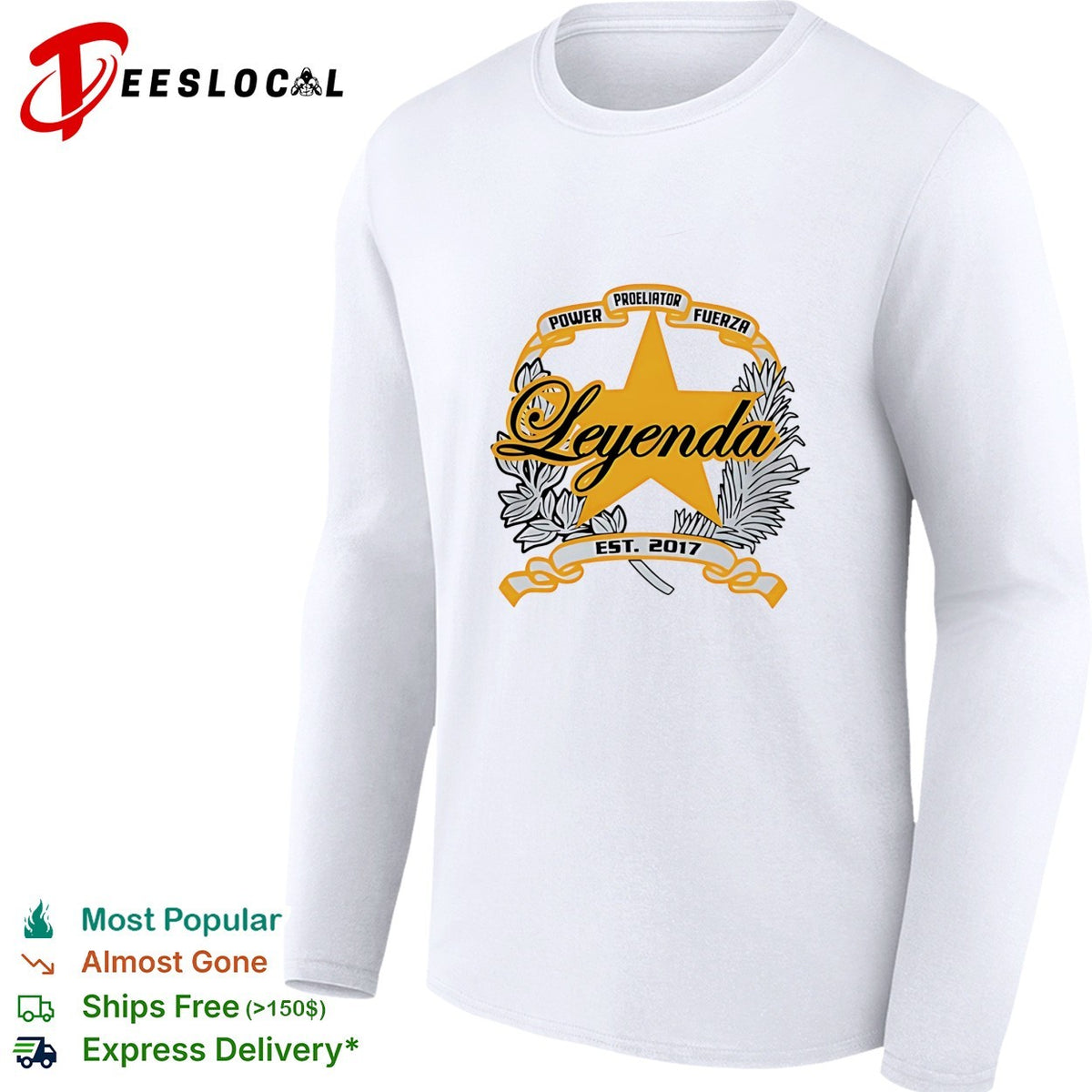 Tony Leyenda Tony Leyenda Shield-Escudo est 2017 shirt