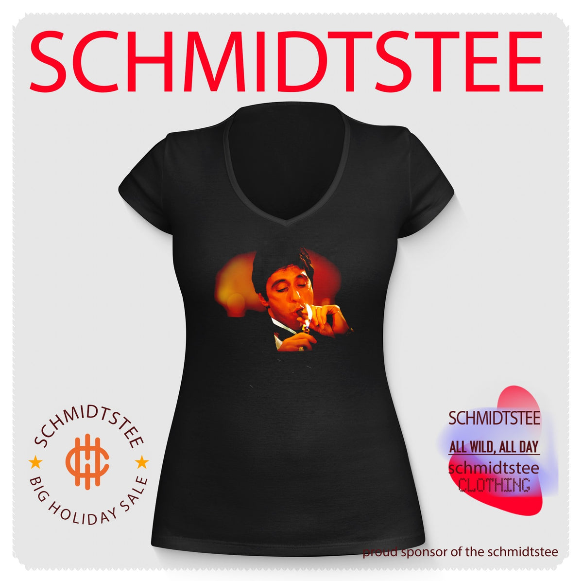 Tony Montana Smoking Cigar vintage shirt