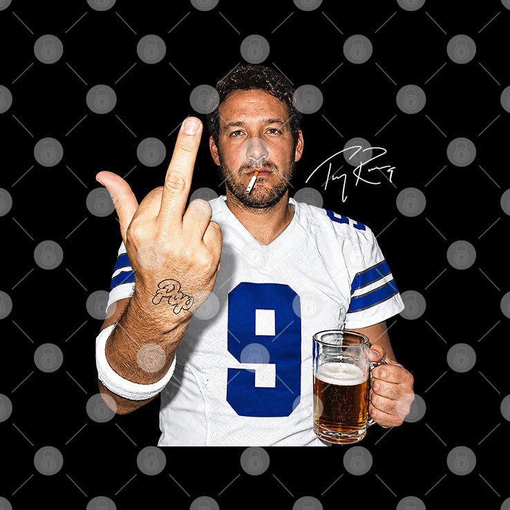 Tony Romo Middle Finger T Shirt