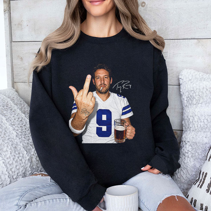 Tony Romo Middle Finger T Shirt