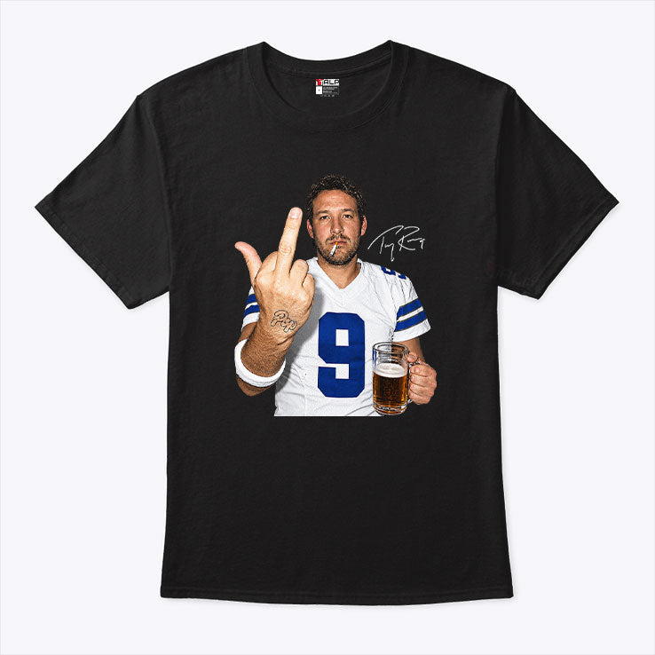 Tony Romo Middle Finger T Shirt