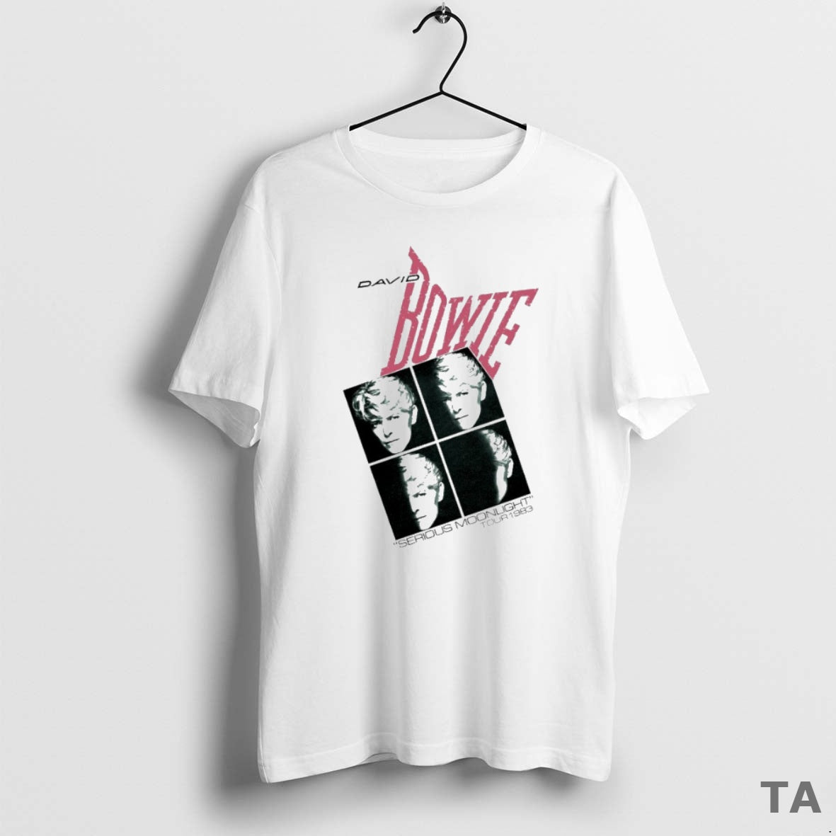 Top David Bowie Serious Moonlight Tour 1983 T Shirt Sweater