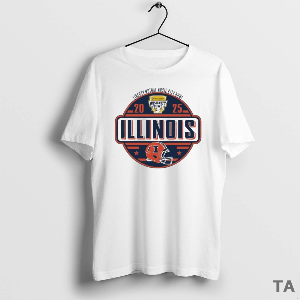 Top Illinois Fighting Illini Football 2025 Music City Bowl Orange T Shirt Sweater