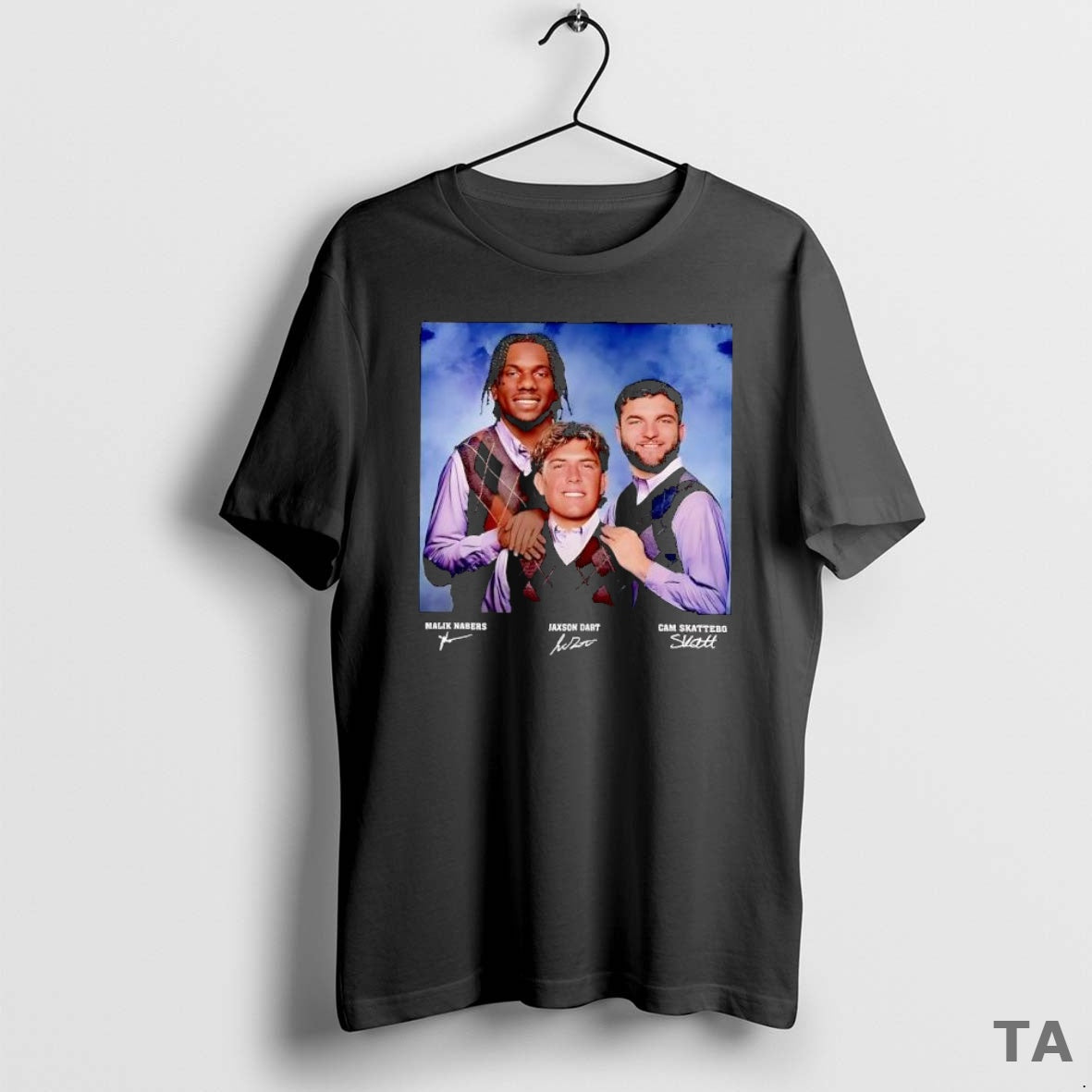 Top Jaxson Dart Cam Skattebo Malik Nabers Football New York Stepbrothers T Shirt Sweater