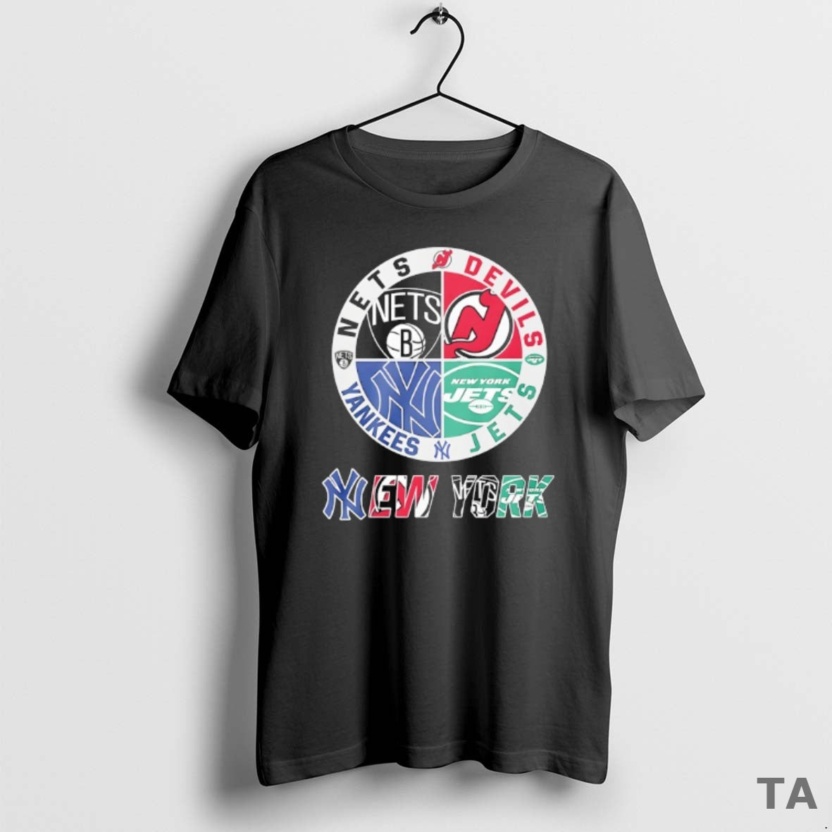 Top New York Nets New York Jersey Devils New York Mets New York Jets Mashup