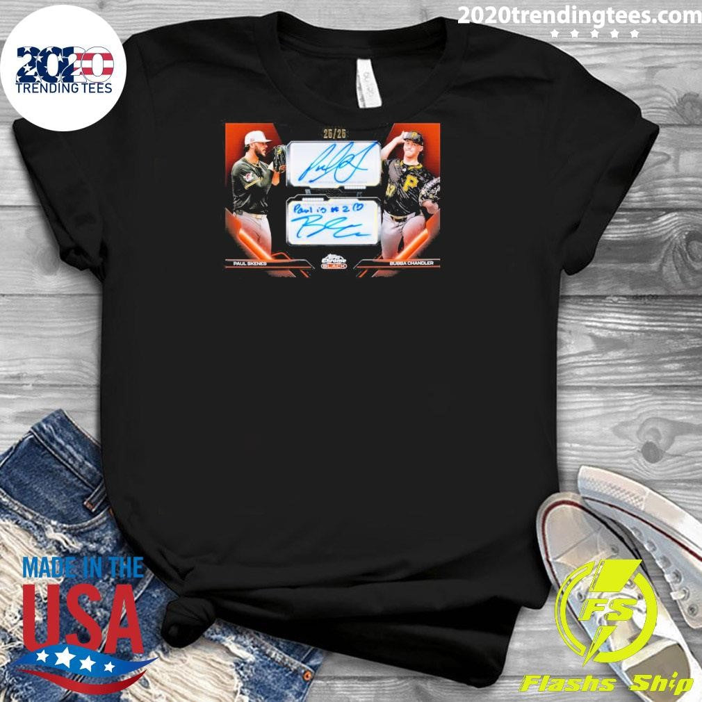 Topps Bubba Chandler Trolled Paul Skenes On Their Dual Autograph Signatures Shirt