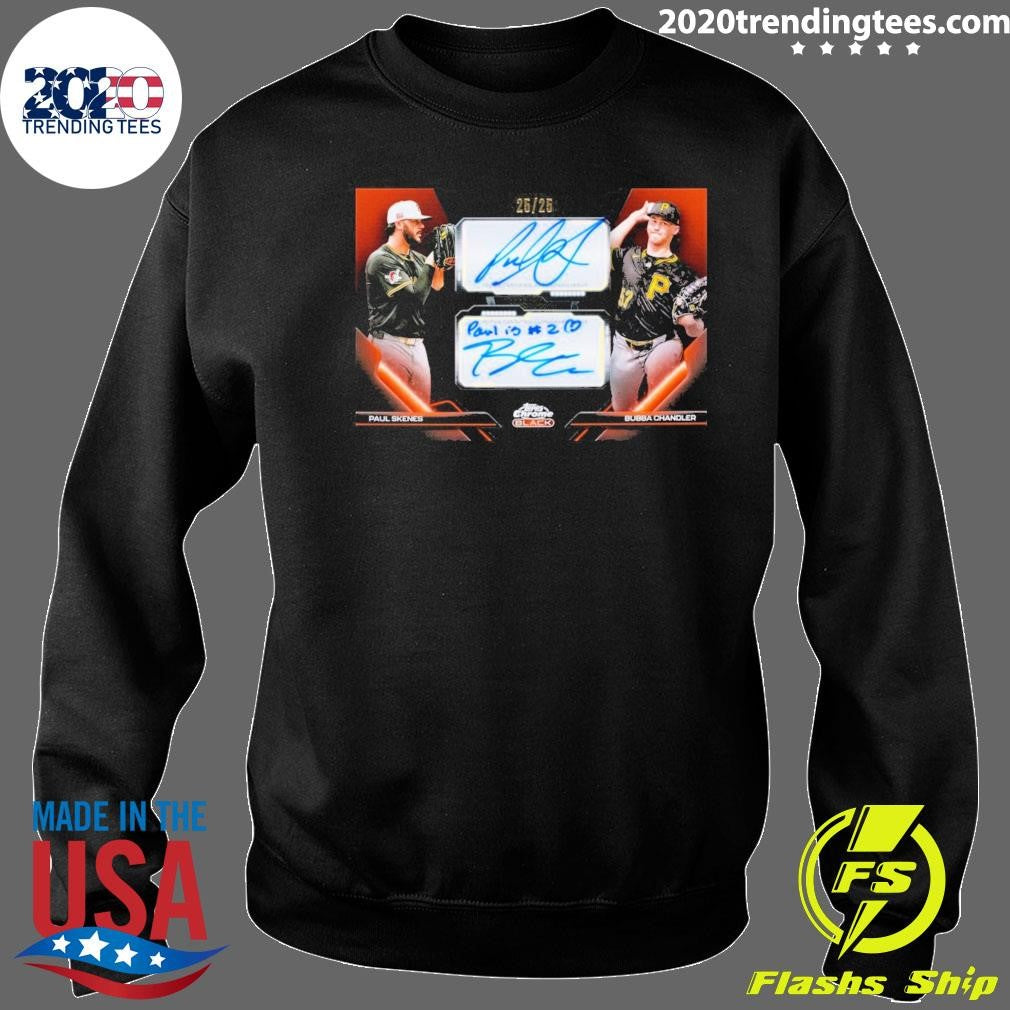 Topps Bubba Chandler Trolled Paul Skenes On Their Dual Autograph Signatures Shirt