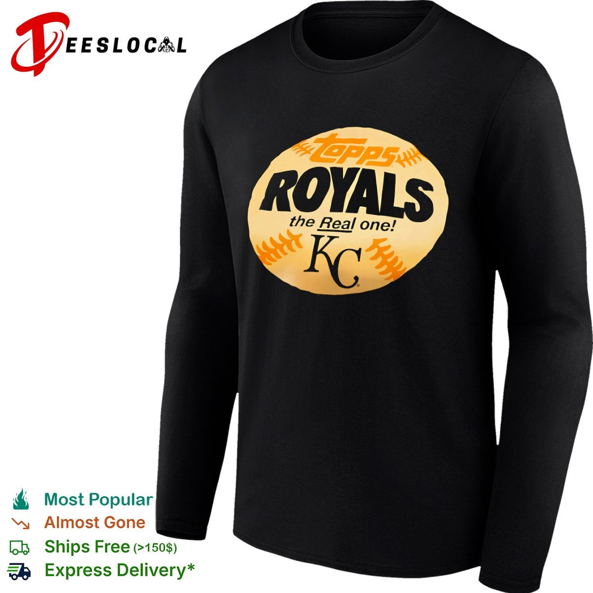 Topps Royals the Real one Kansas City Royals shirt