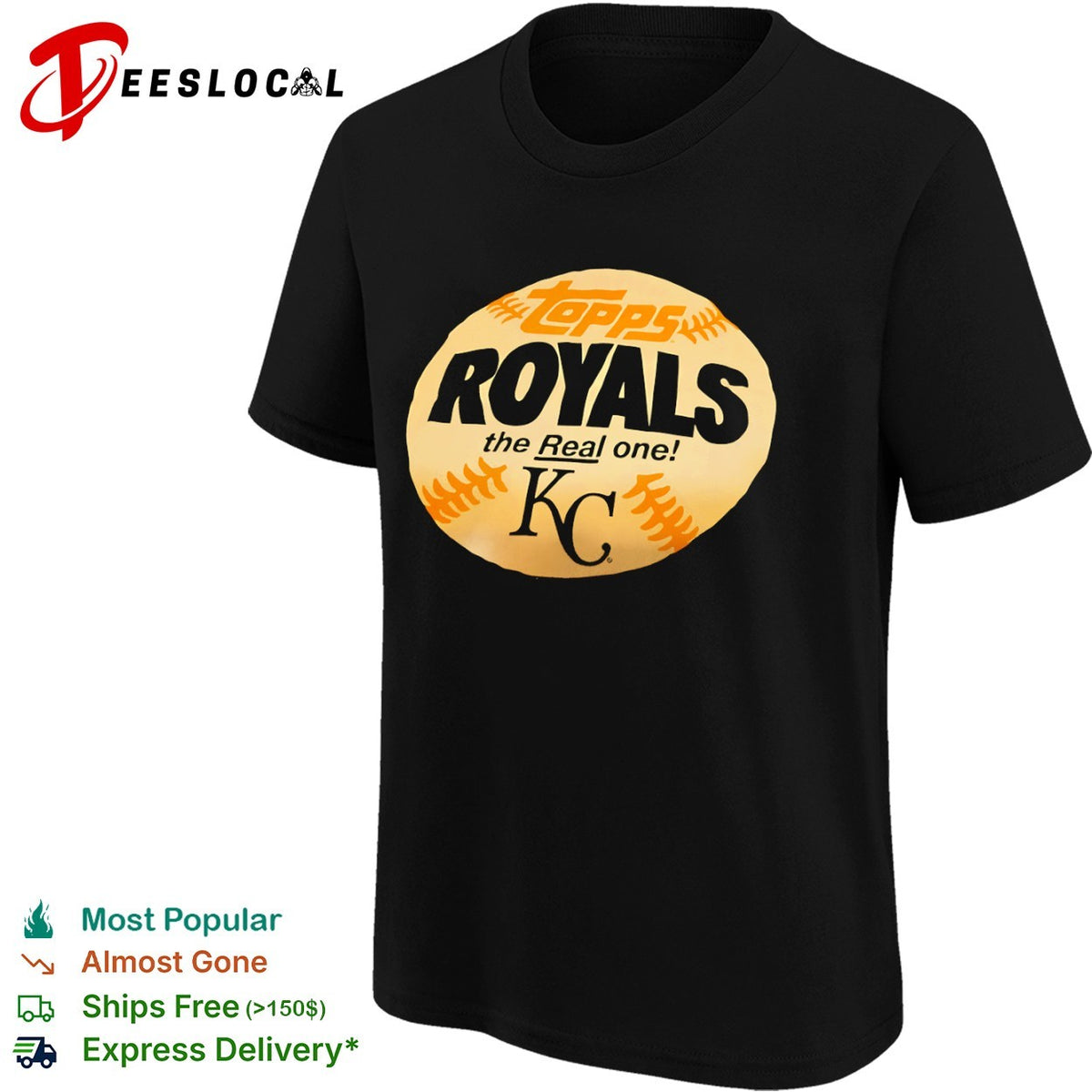 Topps Royals the Real one Kansas City Royals shirt