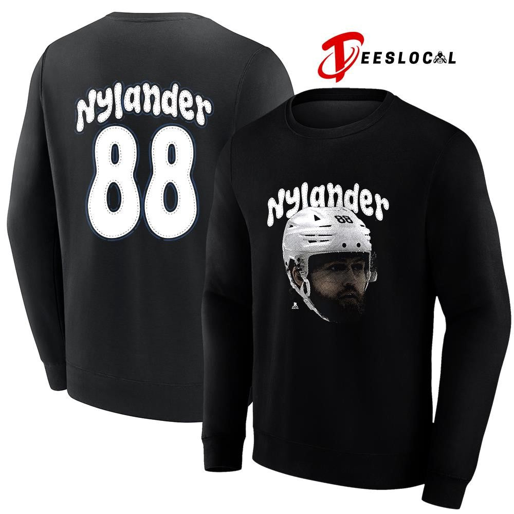 Toronto Maple Leafs William Nylander portrait name and number shirt