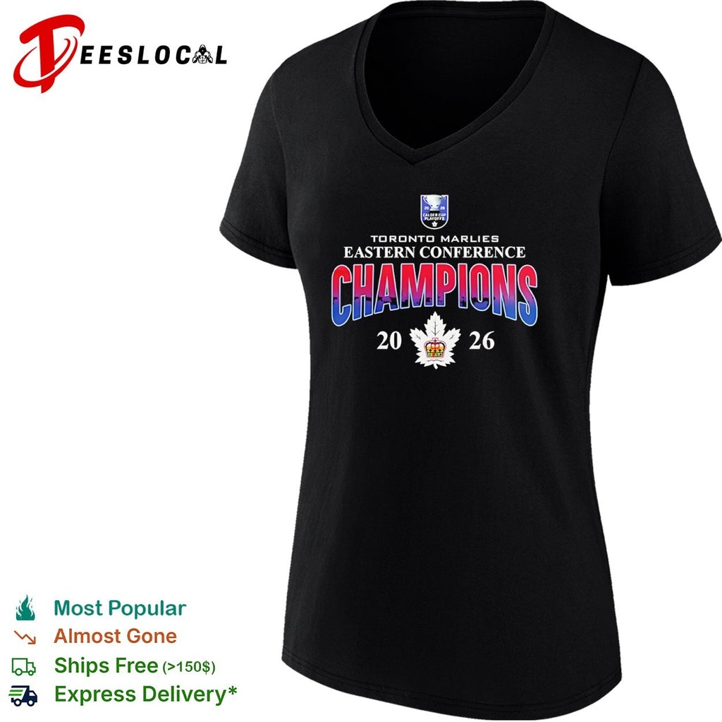 Toronto Marlies Eastern Conference Champions 2026 Calder Cup Playoffs Logo shirt