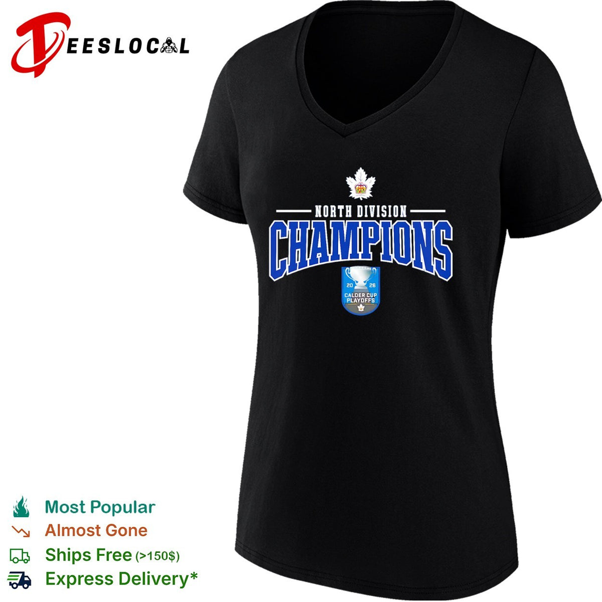 Toronto Marlies North Division Champions 2026 Calder Cup Playoffs hockey team shirt