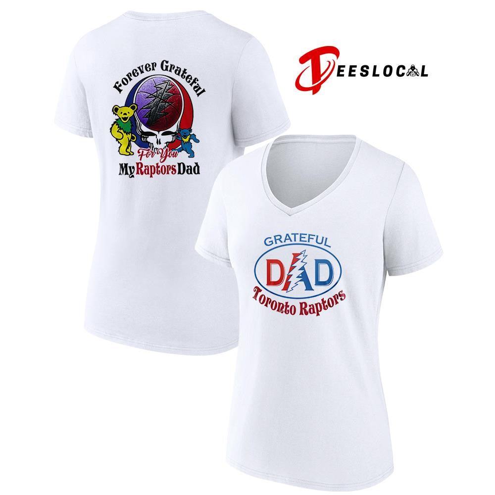Toronto Raptors x Grateful Dead Father Day forever Grateful logo shirt