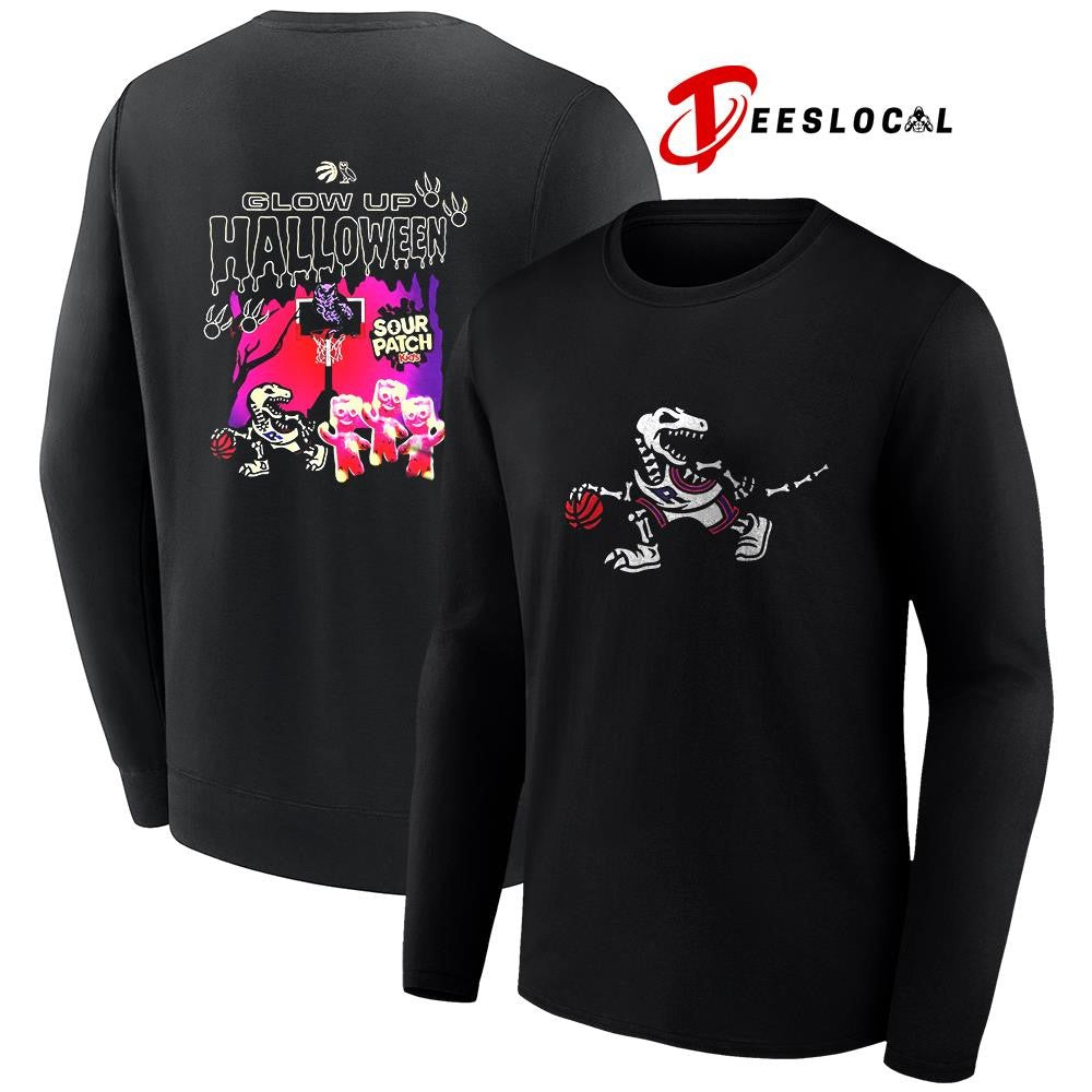 Toronto Raptors x Sour Patch Halloween Glow Up for Spooky season graphic shirt