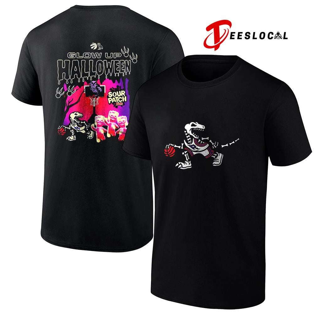 Toronto Raptors x Sour Patch Halloween Glow Up for Spooky season graphic shirt
