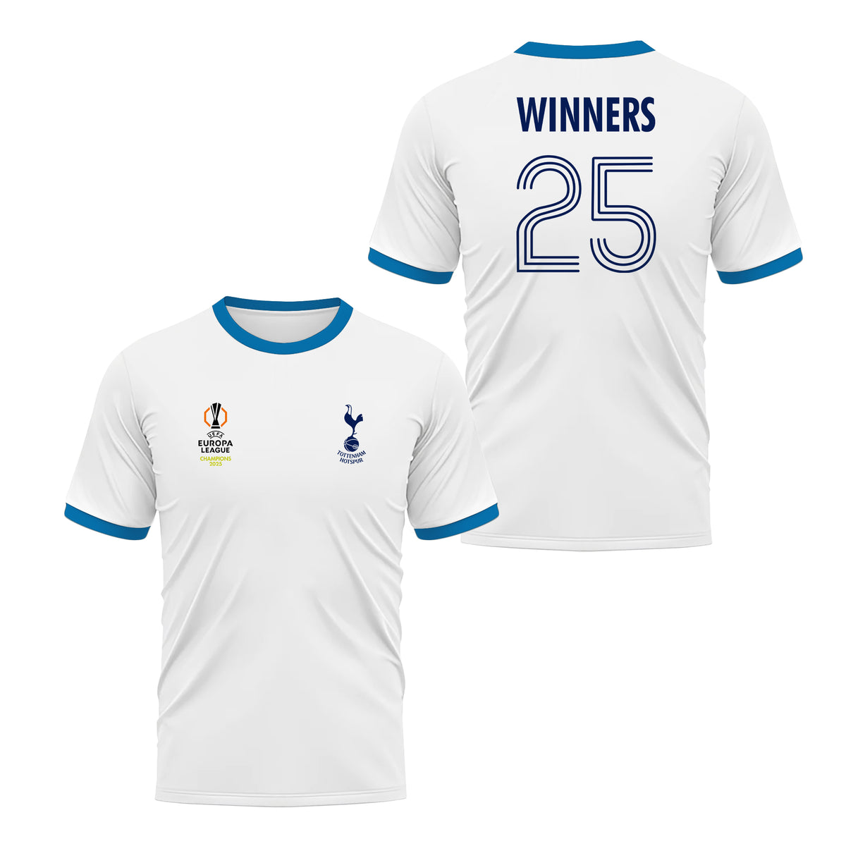 Tottenham Europa League Champions 2025 Ringer Tee