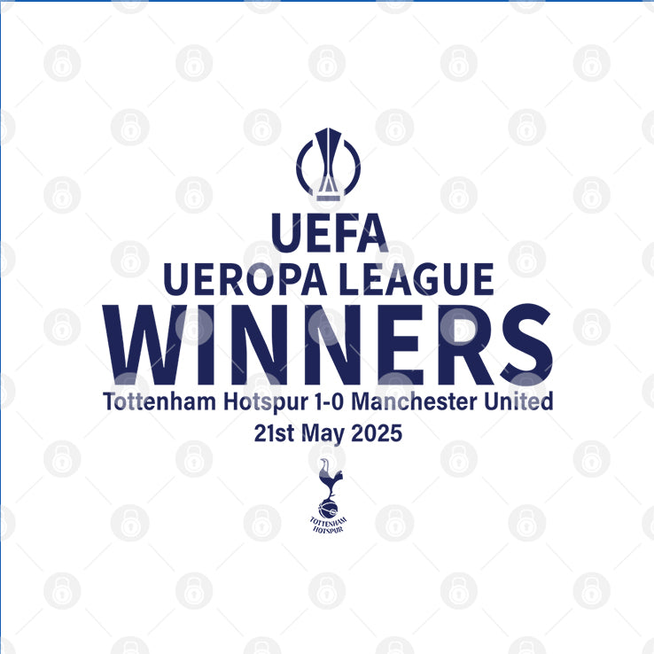 Tottenham Hotspur Europa League Winners T Shirt