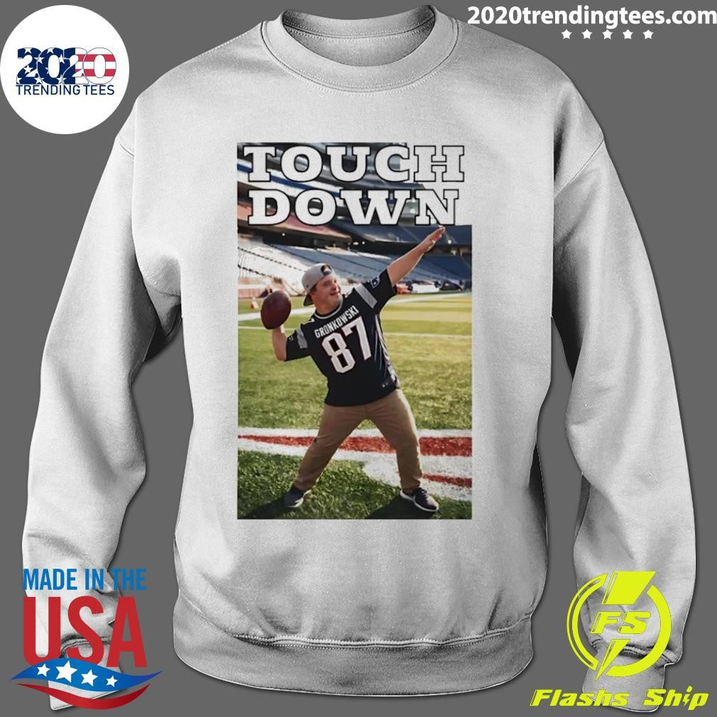 Touchdown Down Rob Gronkowski Player Football Shirt