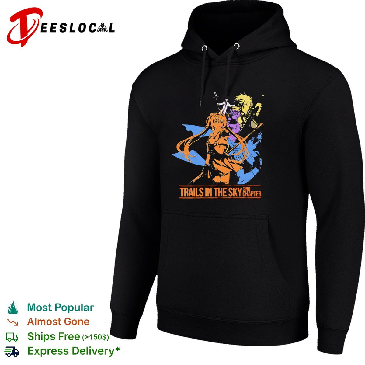 Trails In The Sky anime characters 2nd chapter shirt