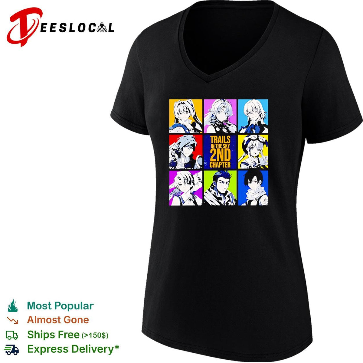 Trails in The sky 2nd chapter main cast vintage shirt