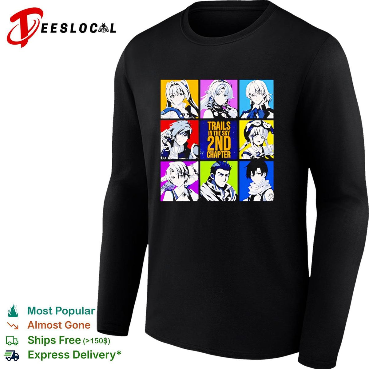Trails in The sky 2nd chapter main cast vintage shirt