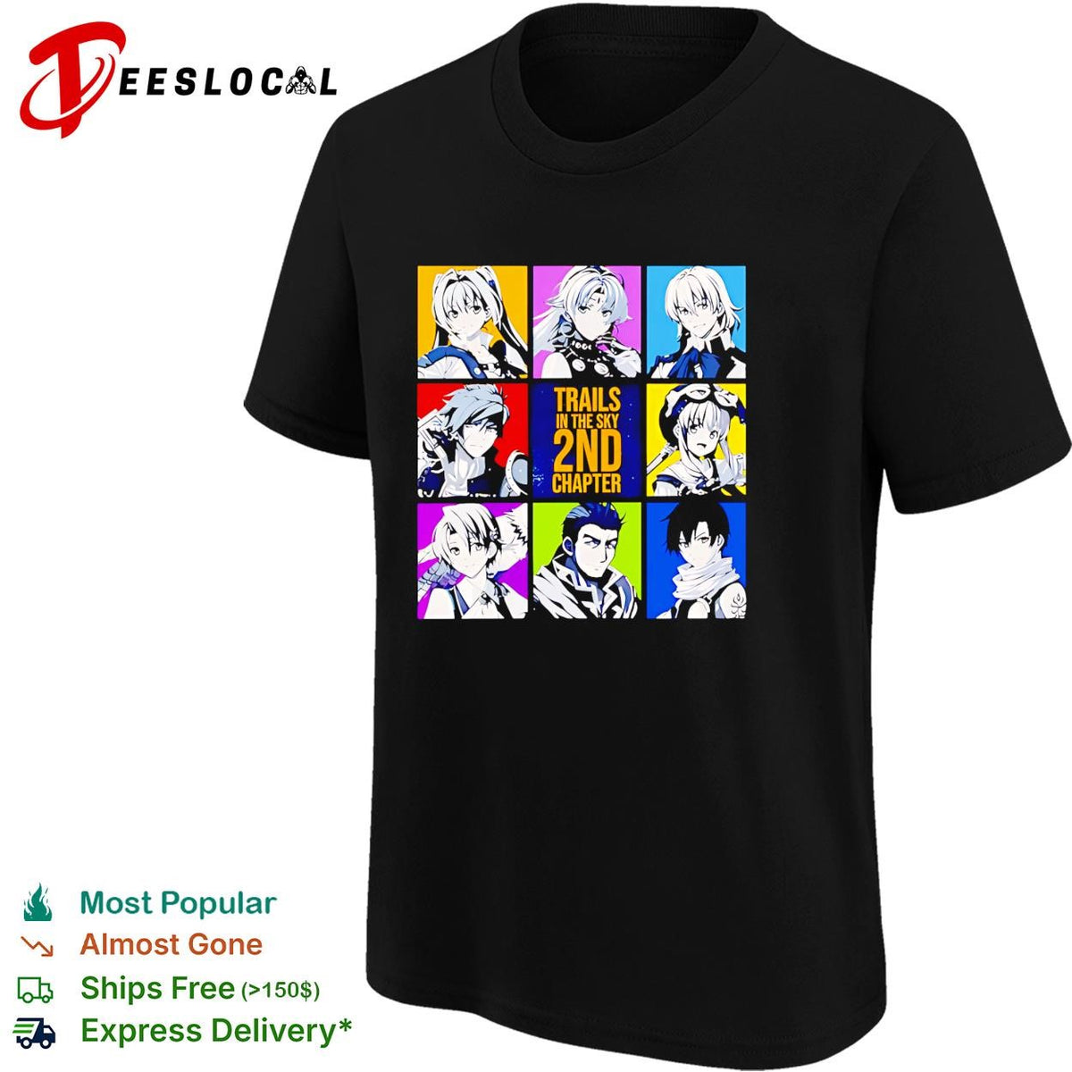 Trails in The sky 2nd chapter main cast vintage shirt