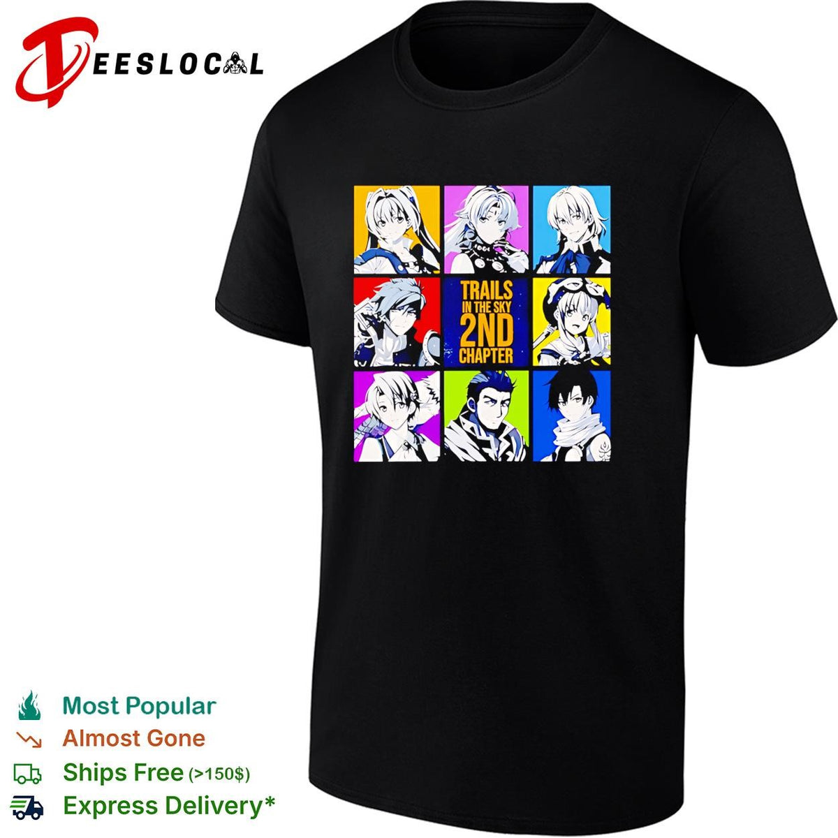 Trails in The sky 2nd chapter main cast vintage shirt