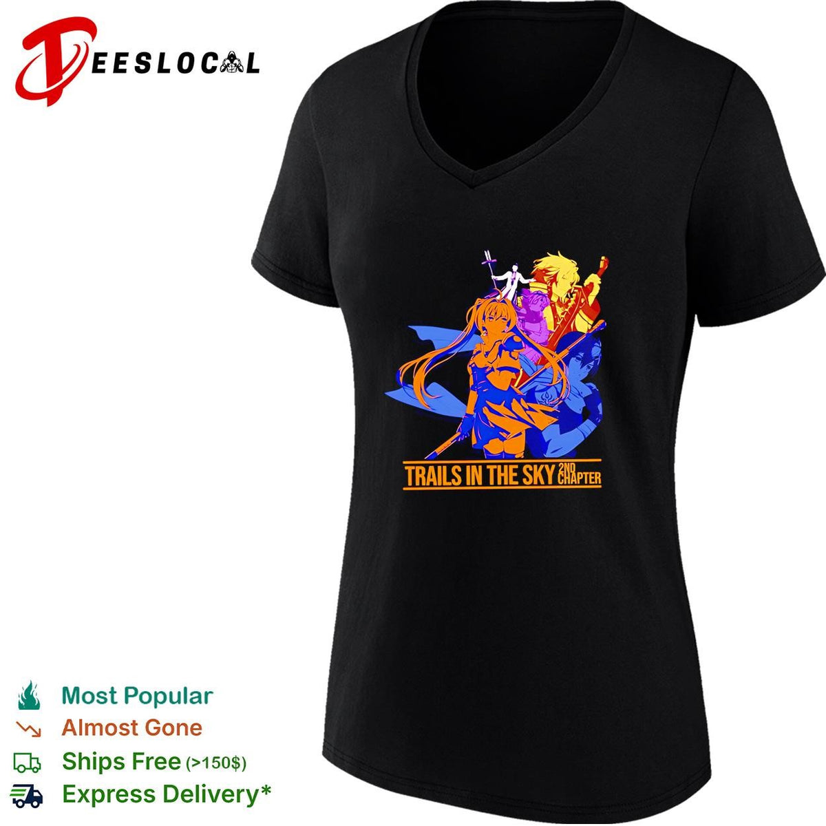 Trails in the Sky 2nd Chapter Key art shirt