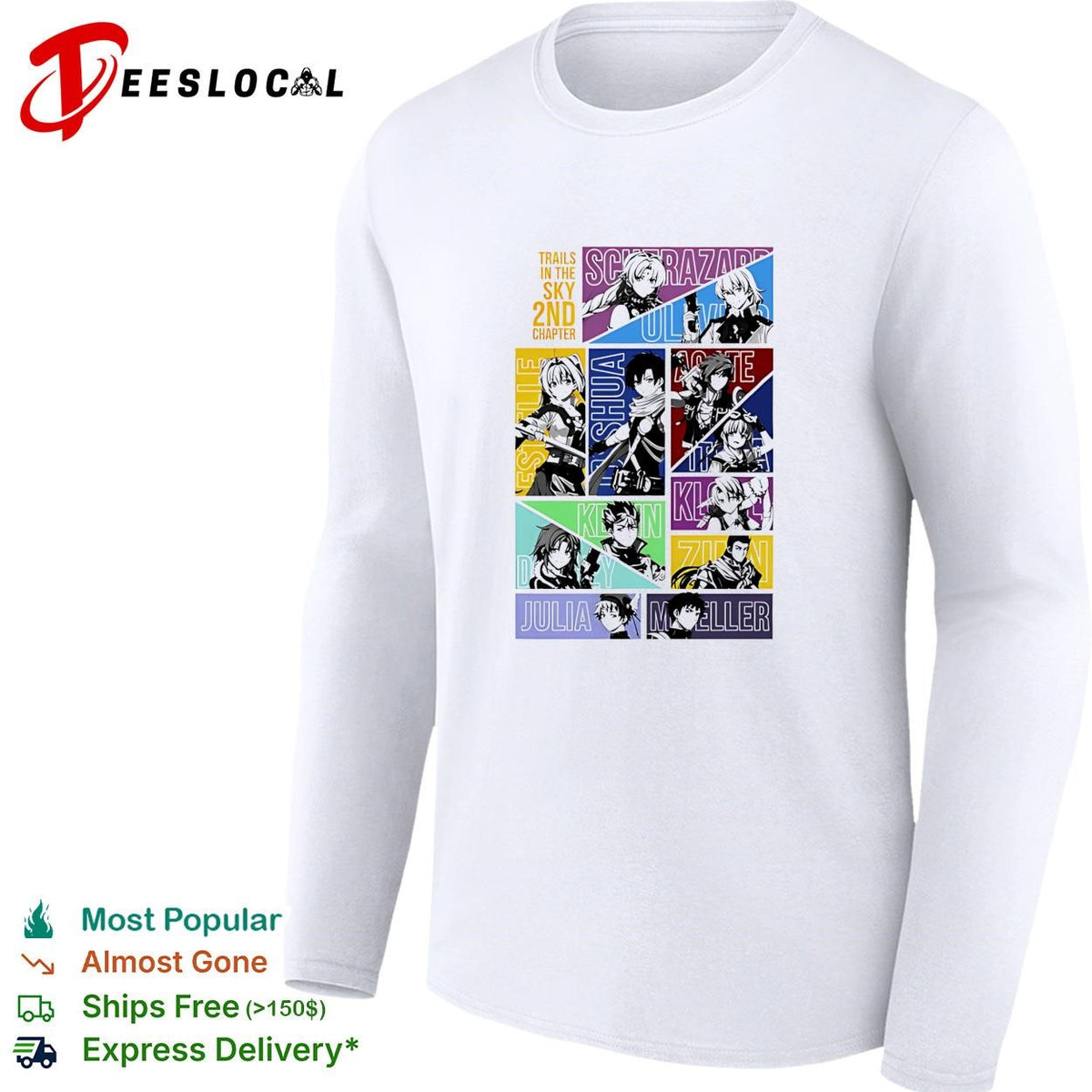 Trails in the sky 2nd chapter playable characters shirt