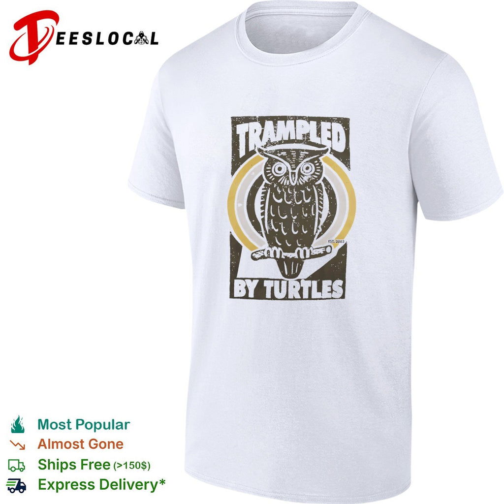Trampled by Turtles Owl Logo est 2003 Bluegrass Band Music shirt