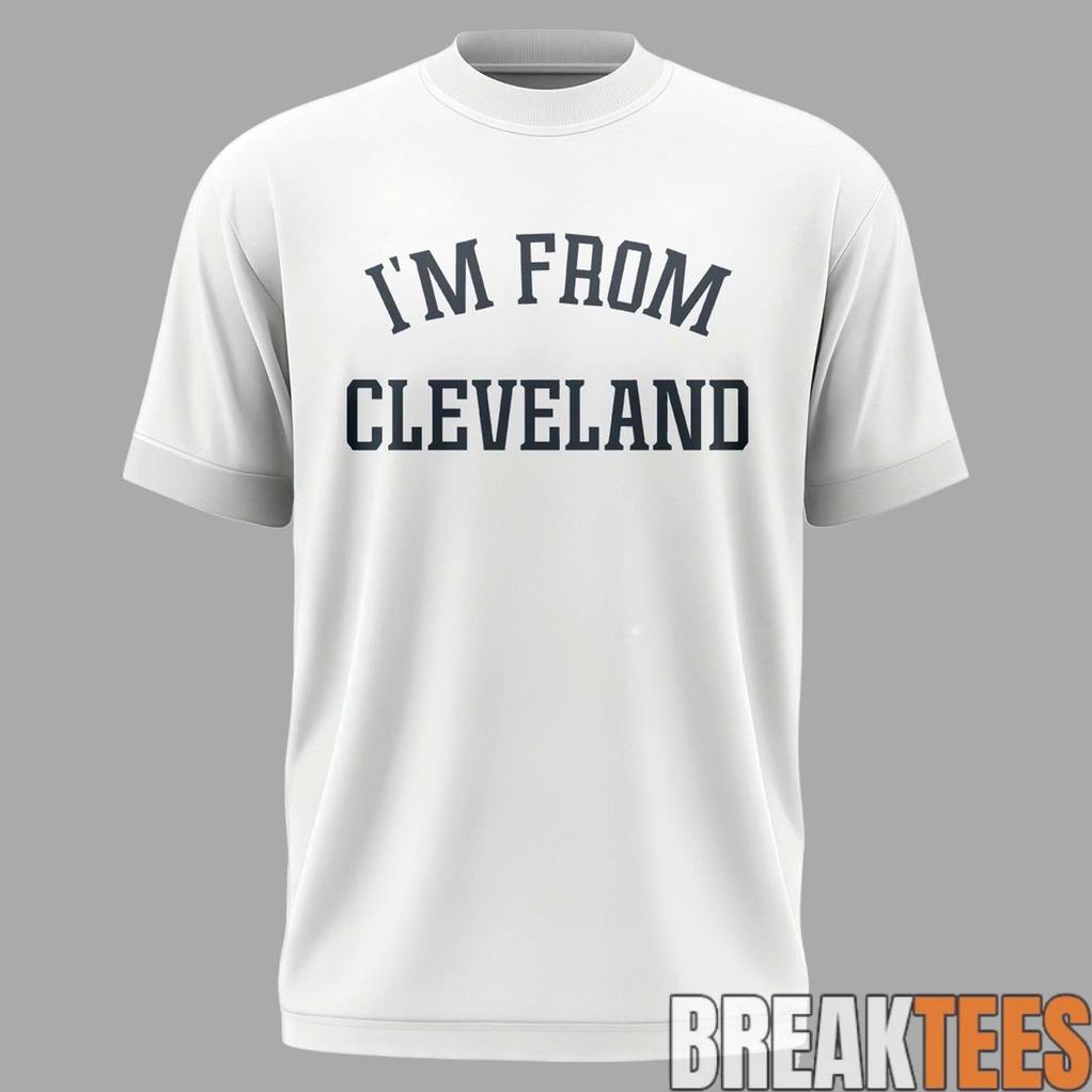 Travis Kelce Cleveland Guardians ‘I’m From Cleveland’ Shirt