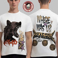 Travis Scott Live From Asia Circus Maximus Tour 2025 Merch Where Was U Utopia Hyena T-Shirt