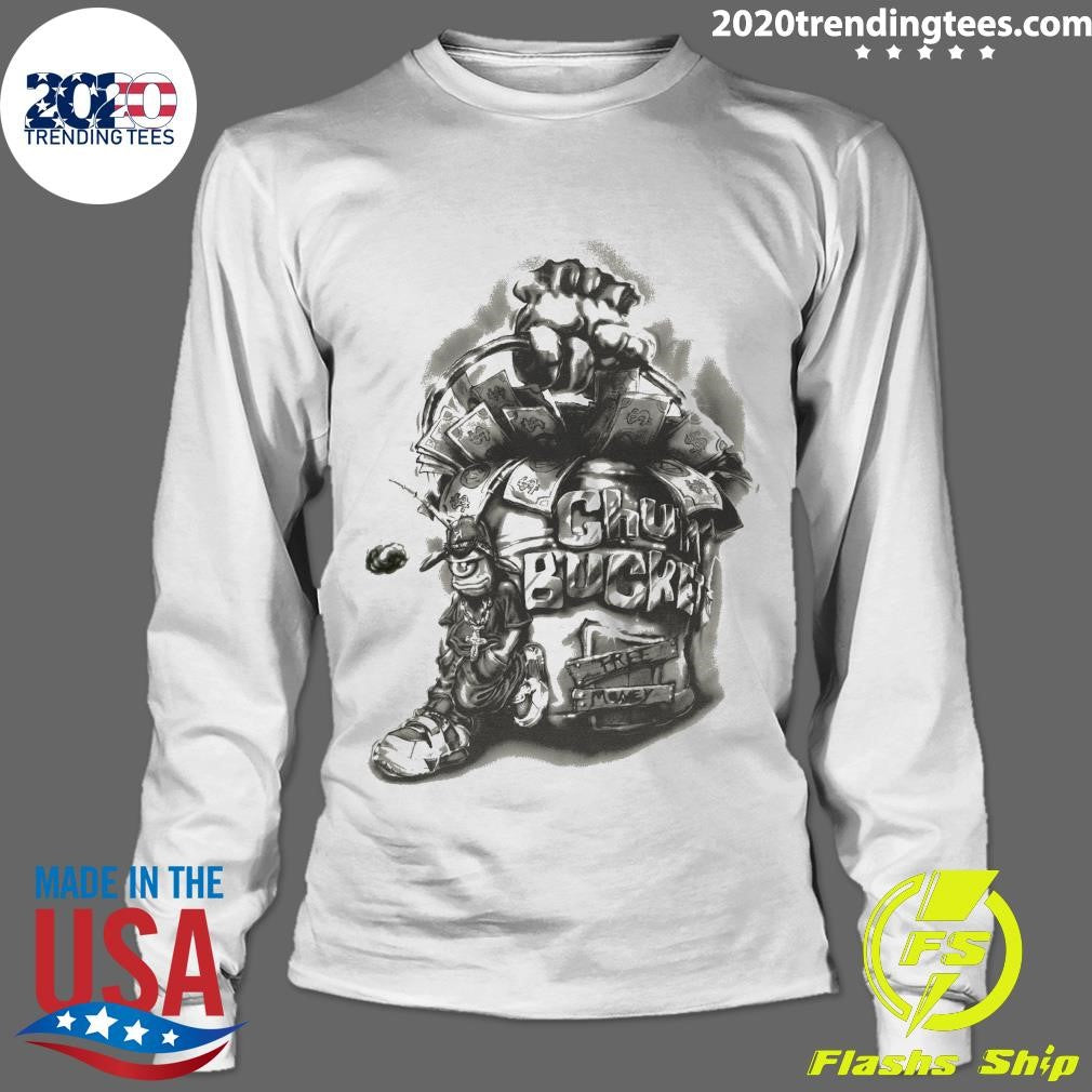 Travis Scott X Spongebob Free Money Chum Bucket Shirt