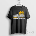Trending 2025 26 Notre Dame Fighting Irish Football All Names City Skyline Premium T Shirts