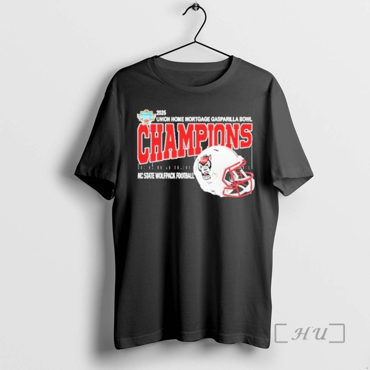 Trending 2025 Union Home Mortgage Gasparilla Bowl Champions Nc State Wolfpack Football Premium T Shirts