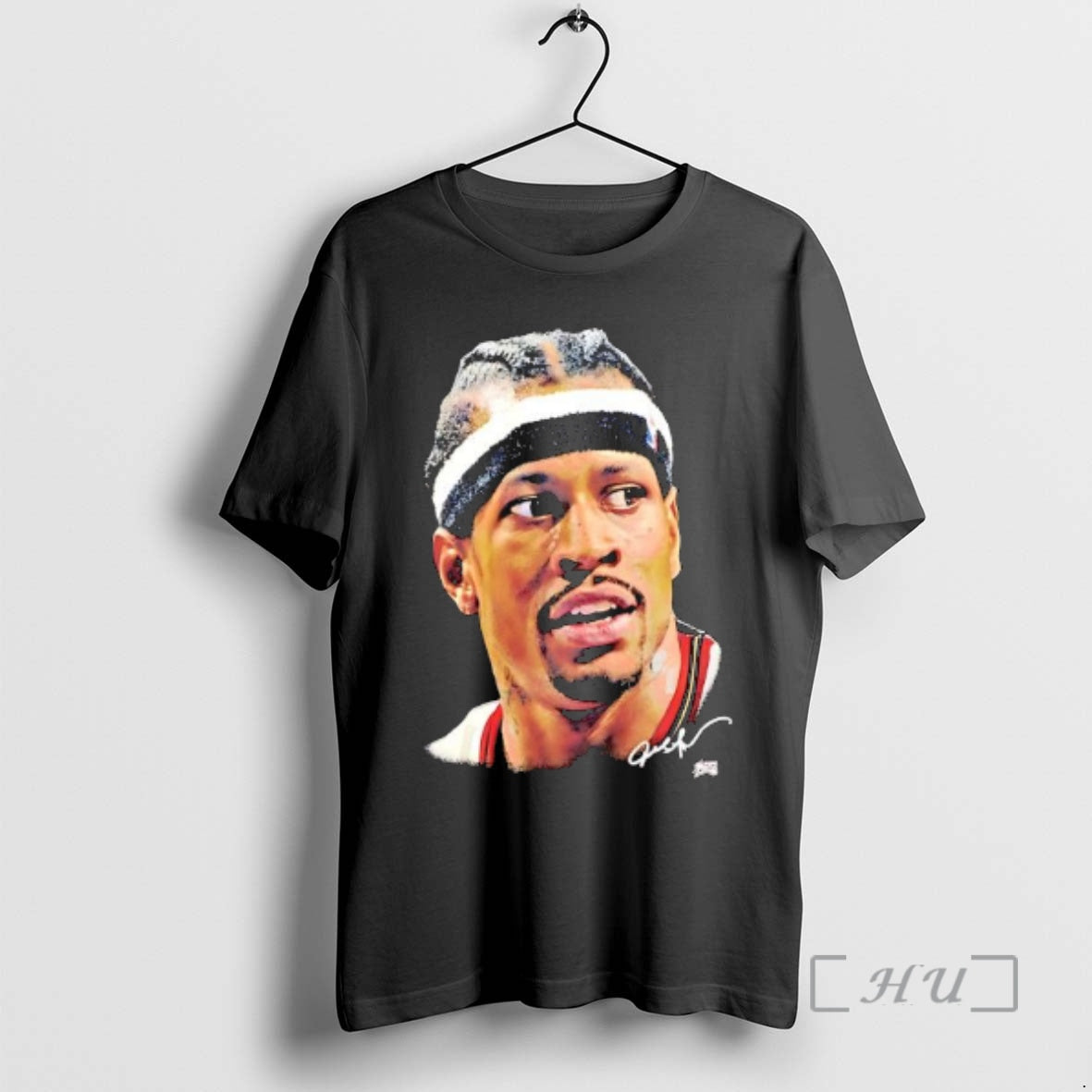 Trending Allen Iverson Philadelphia 76ers Real Big Face Signature