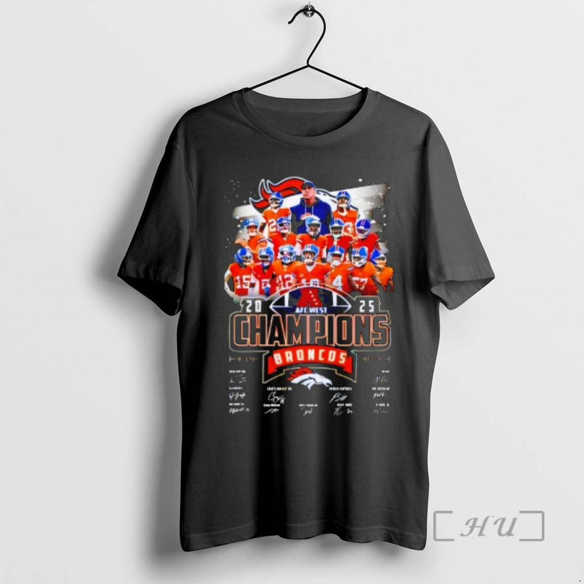 Trending Broncos 2025 Afc West Champions Signatures