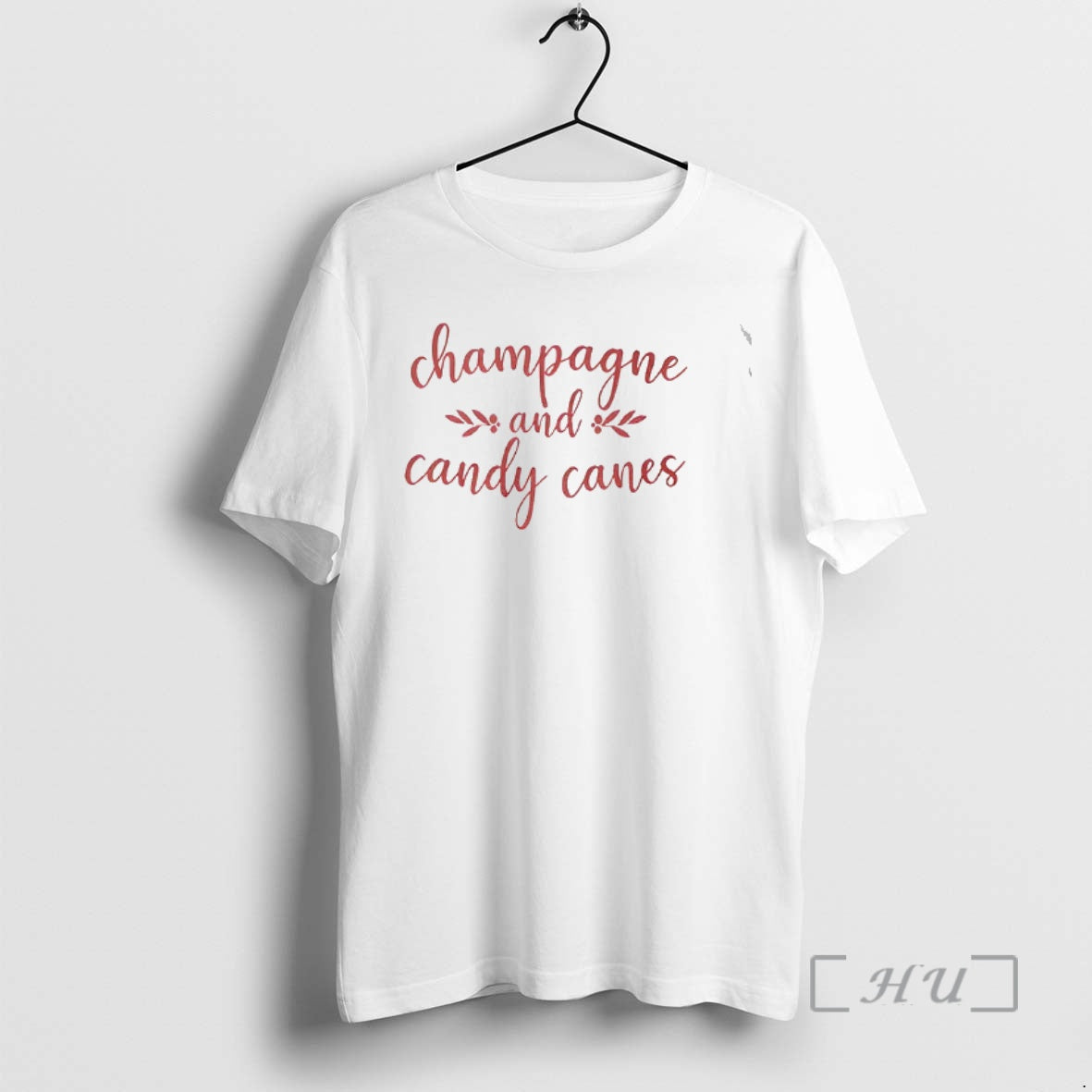 Trending Champagne And Candy Canes Christmas
