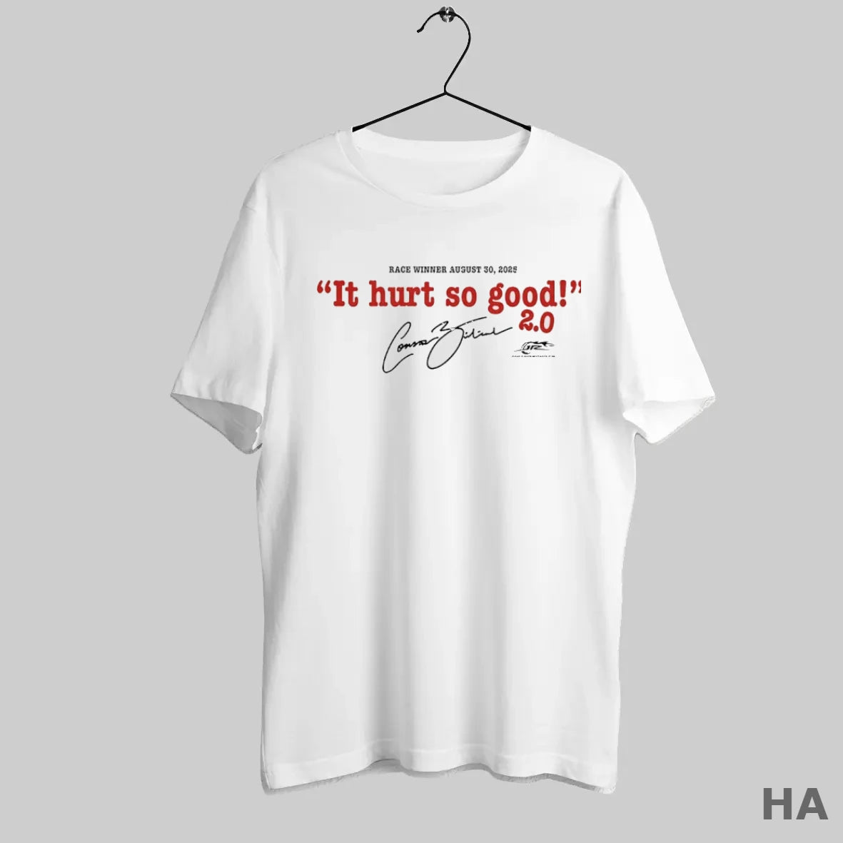 Trending Connor Zilisch It Hurt So Good 2 0 2025 Nascar Winner Signature 2 Sided T-Shirts, Hoodie, Sweatshirt