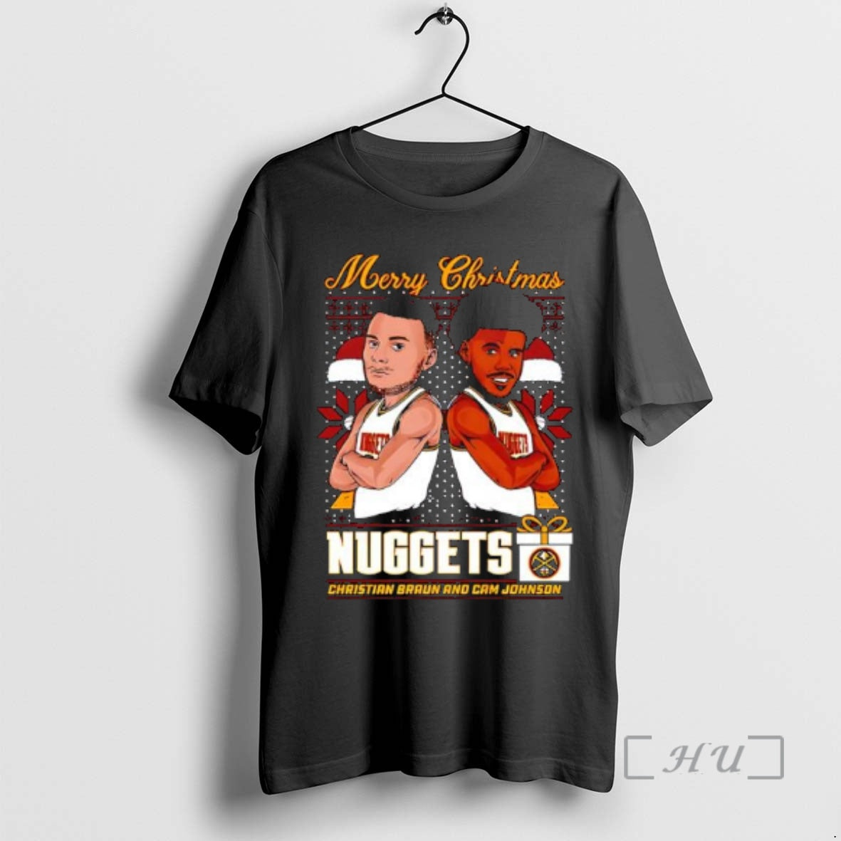 Trending Denver Nuggets Christmas Braun Johnson Graphic