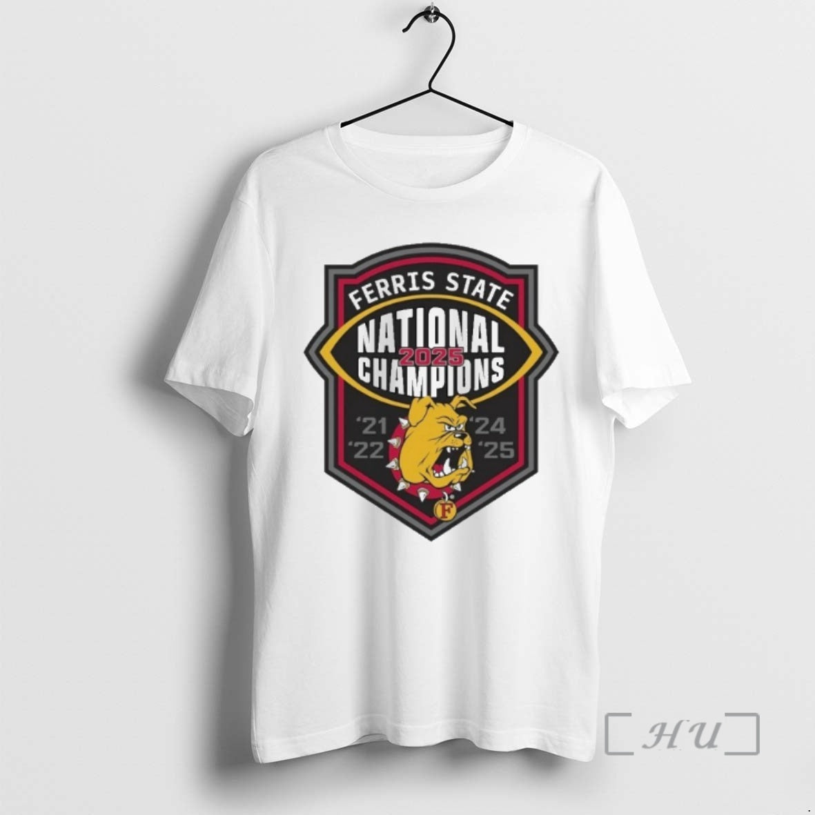 Trending Ferris State Bulldogs Ncaa Division Ii National Championship 5 Time Premium T Shirts Sweater