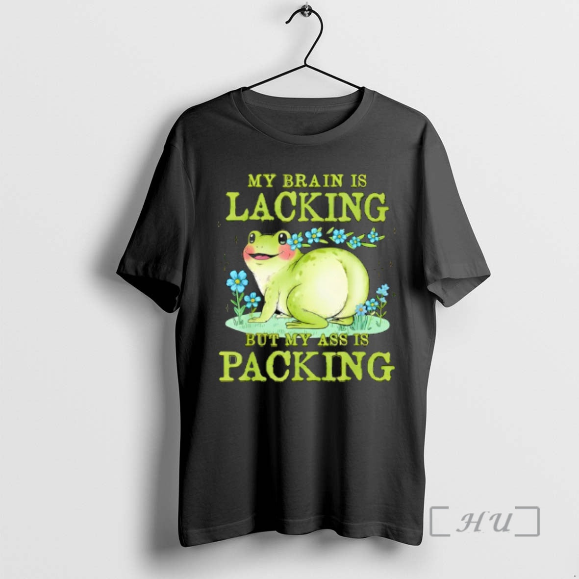 Trending Frog My Brain Is Lacking But My Ass Is Packing Premium T Shirts Sweater