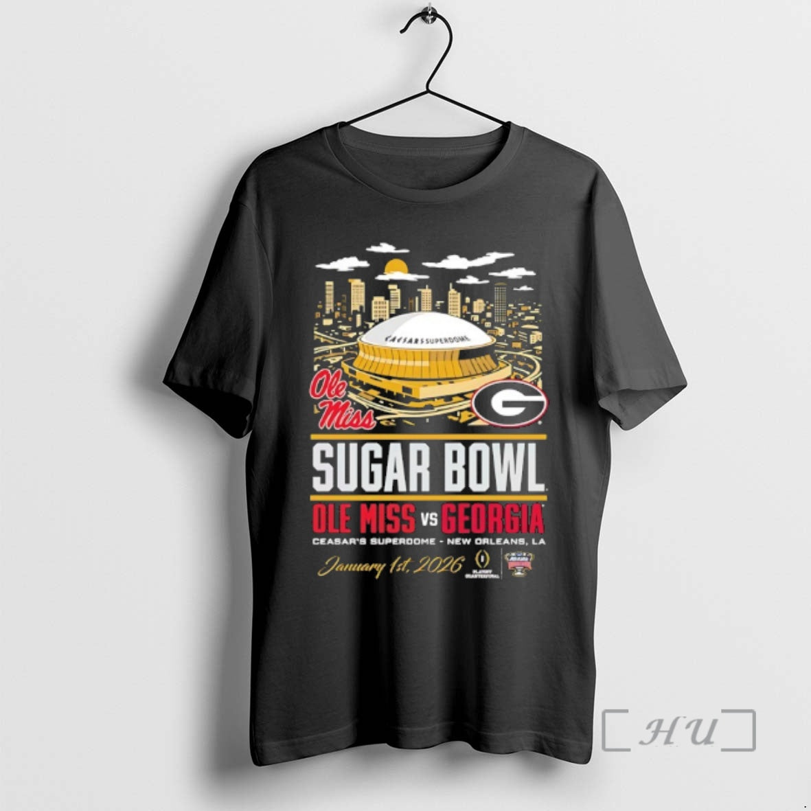 Trending Georgia Bulldogs Vs Ole Miss 2026 Sugar Bowl Head To Head Stadium Premium