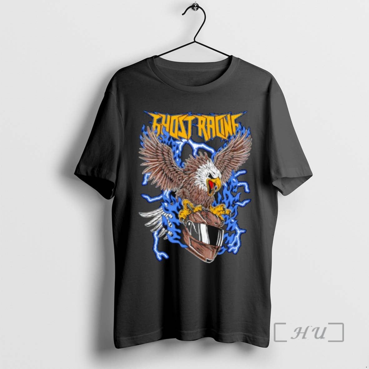 Trending Ghost Racing Blue Flaming Eagle