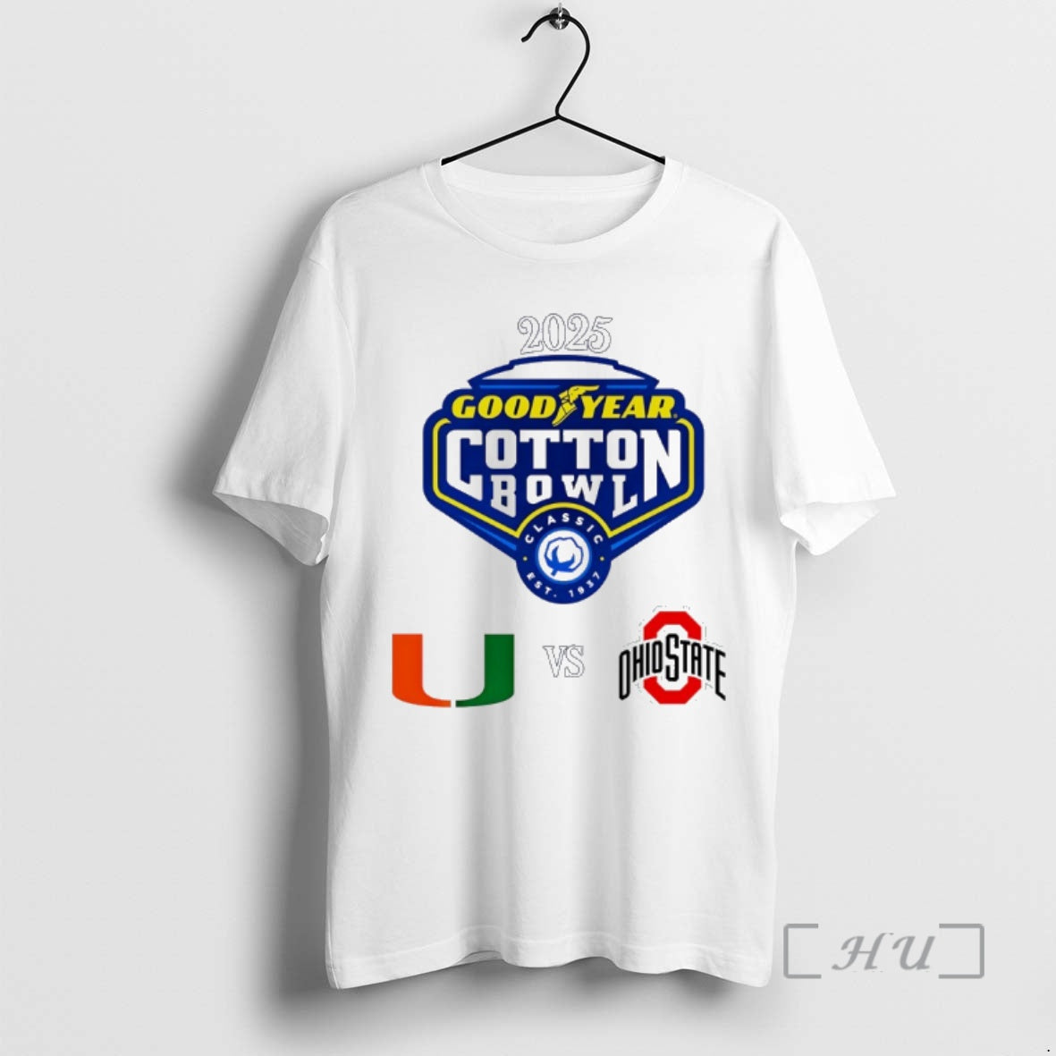 Trending Goodyear Cotton Bowl Cfp Quarterfinals 2026 Miami Vs Ohio State Premium T Shirts Sweater