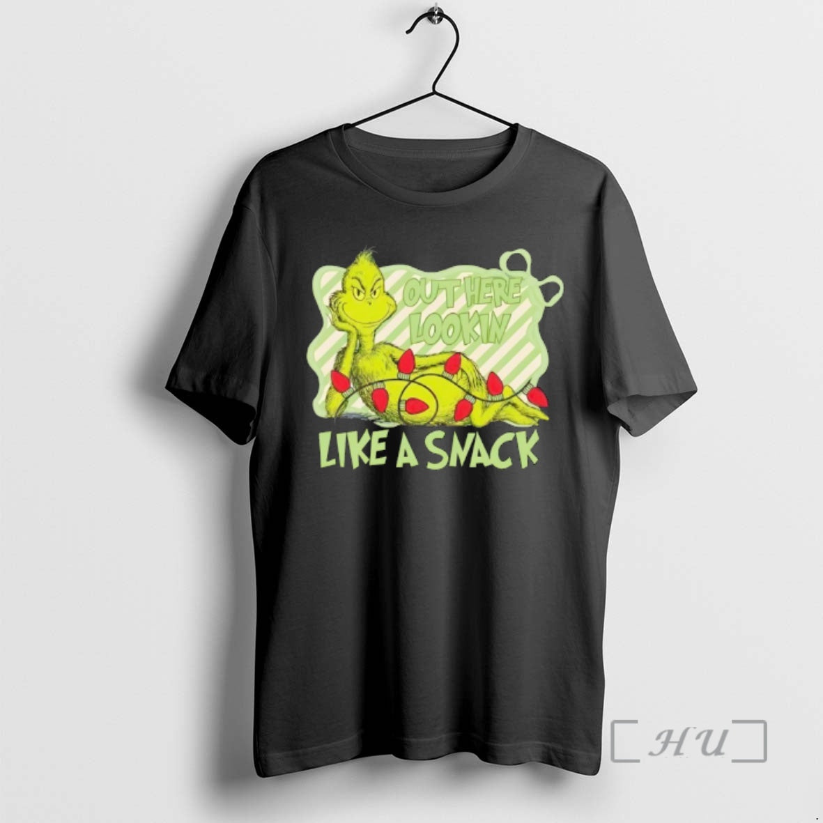 Trending Grinch Light Out Here Lookin Like A Smack Merry Christmas Premium T Shirts Sweater