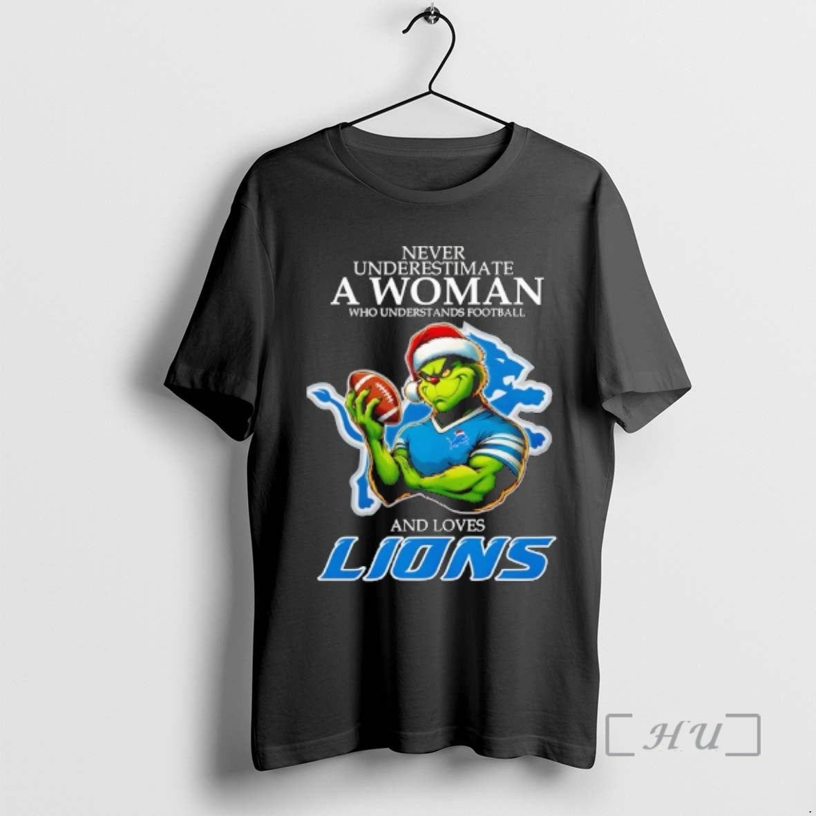 Trending Grinch X Detroit Lions Never Underestimate A Woman Who Understands Football And Loves Detroit