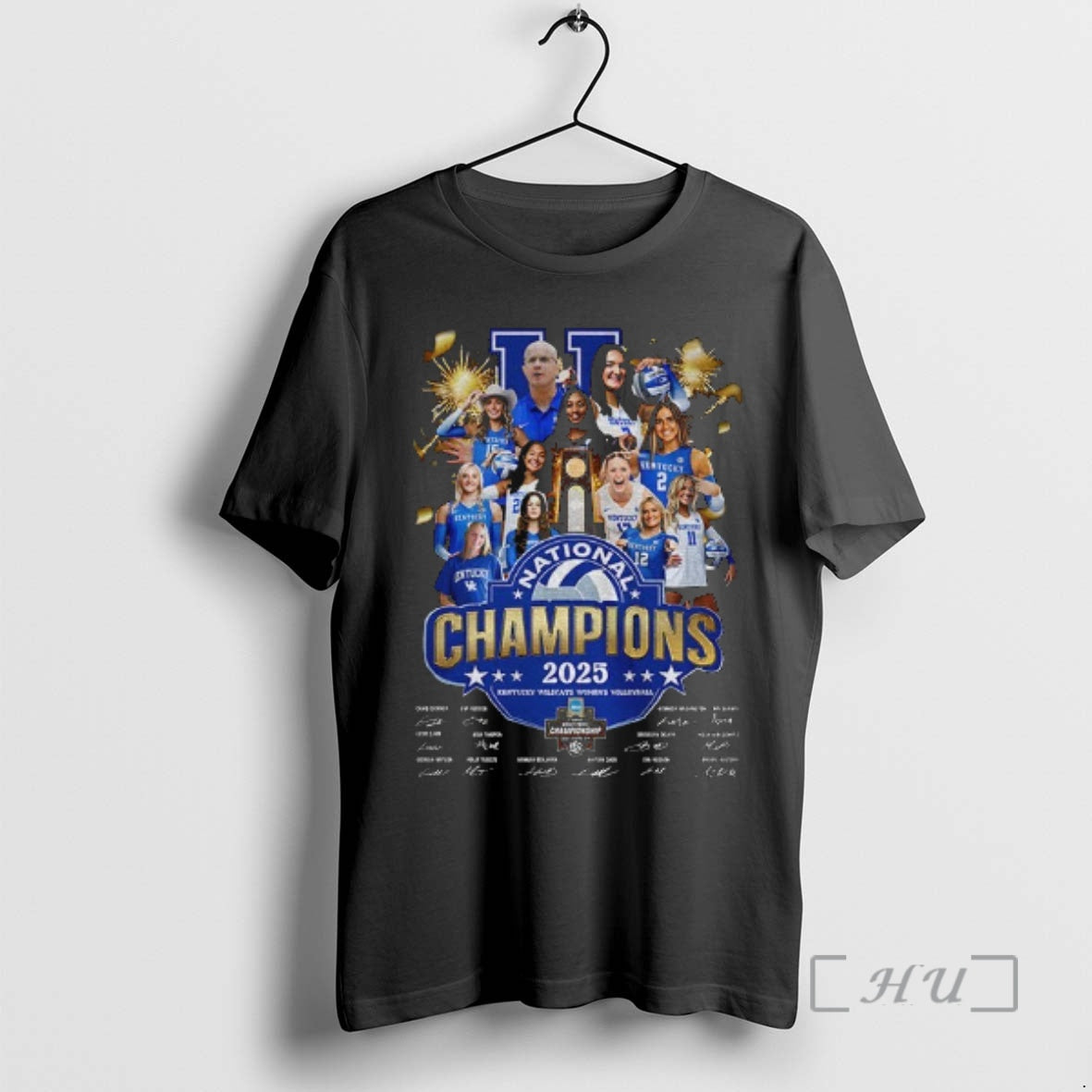 Trending Kentucky Wildcats Womens Volleyball 2025 National Champions Signatures