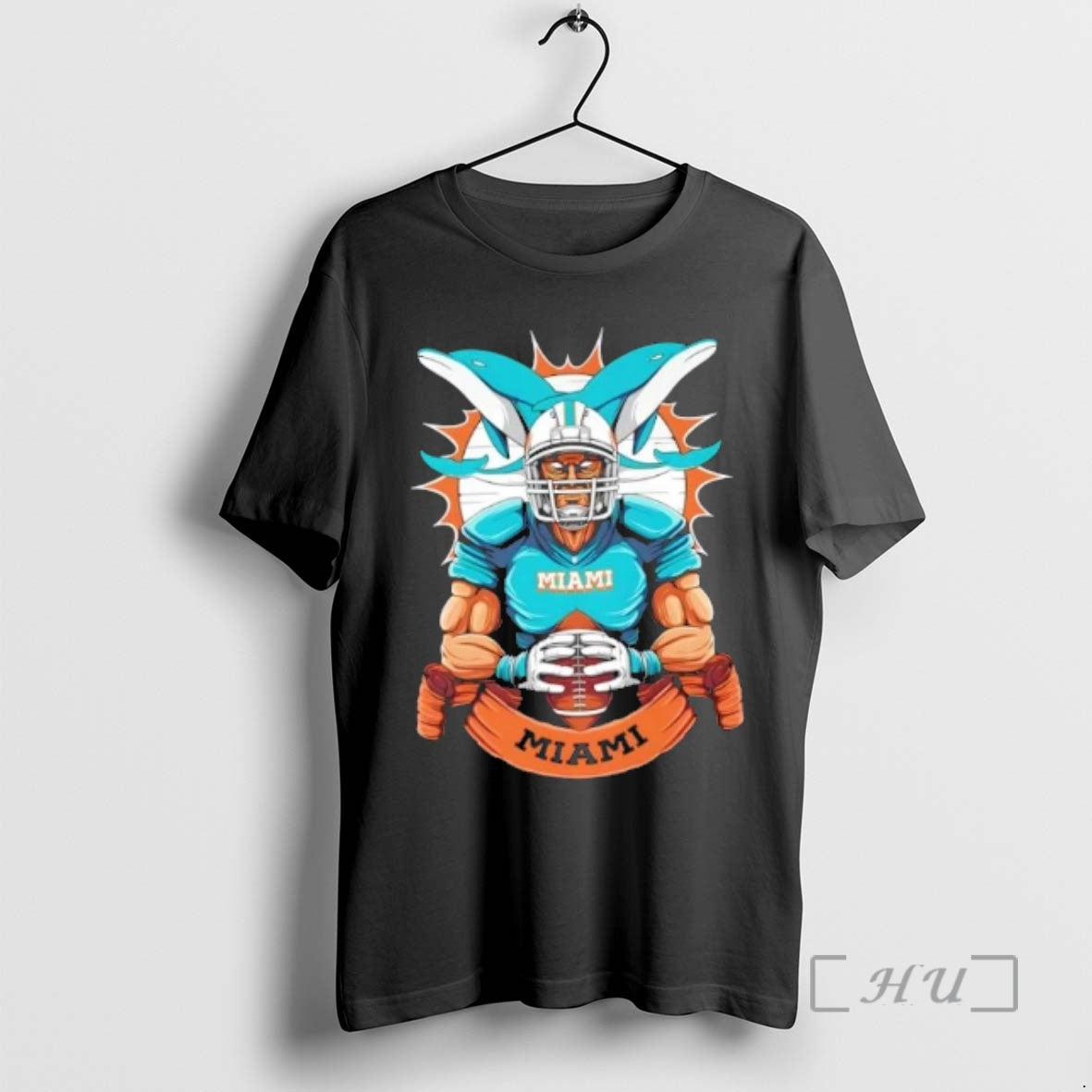 Trending Miami Dolphins Football Mascot Hug The Ball