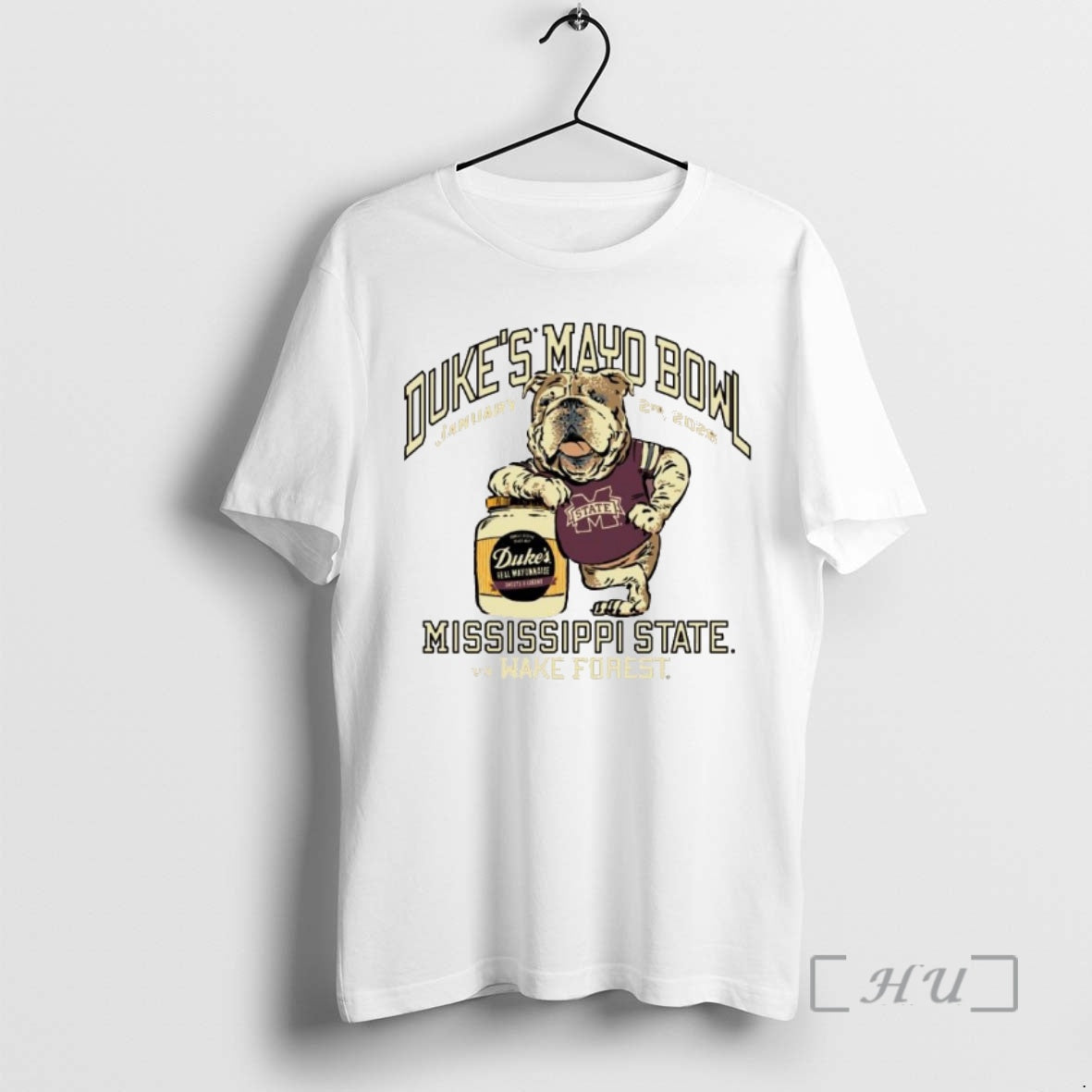 Trending Mississippi State Vs Wake Forest Dukes Mayo Bowl Jan 2nd 2026 Mascot Premium